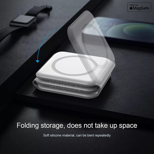 23W 3 in 1 Magnetic Foldable MagSafe Compatible Qi2 Wireless Charger for iPhone - Image 5