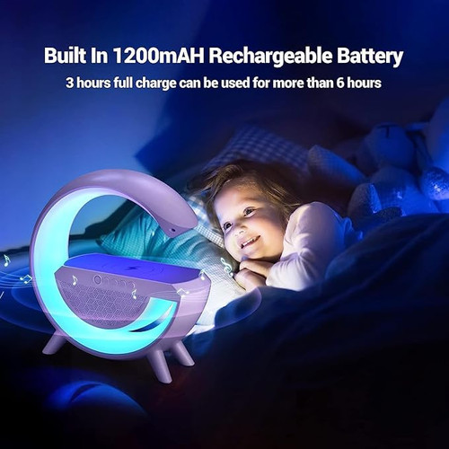 G Speaker RGB Lamp - Wireless 3 in 1 Multi-Function Bluetooth Speaker - Image 5