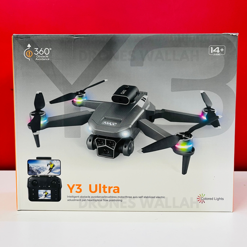 Y3 Ultra Drone Brushless Gimbal Camera With Remote Display Drone - Image 4