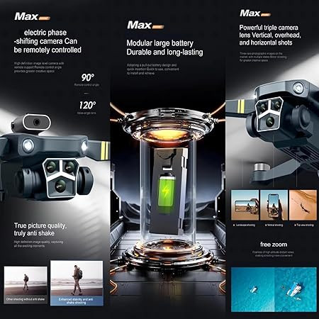 Y3 Ultra Drone Brushless Gimbal Camera With Remote Display Drone - Image 6