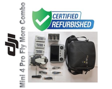 DJI Mini 4 Pro Fly More Combo with DJI RC 2 Controller (Refurbished Unit)