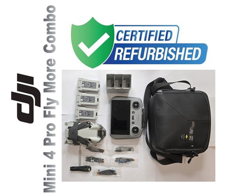 DJI Mini 4 Pro Fly More Combo with DJI RC 2 Controller (Refurbished Unit)