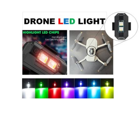 7 Colors Blinking Modes Drone LED Light for All Models