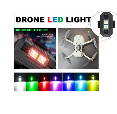 7 Colors Blinking Modes Drone LED Light for All Models