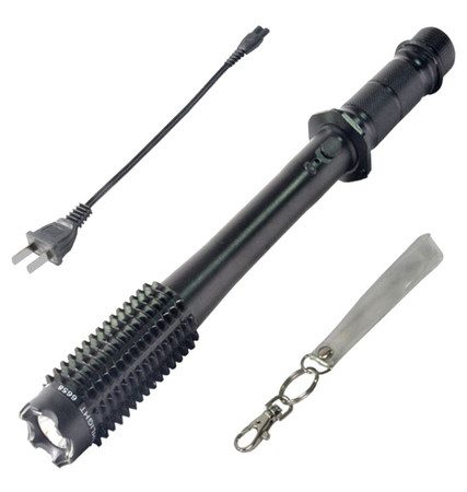 1188 TYPE Baton Security Self Defense 1000KV with Torch-10 Taser Stun Gun