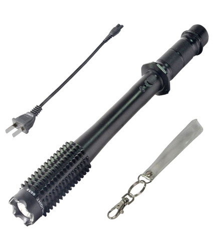 1188 TYPE Baton Security Self Defense 1000KV with Torch-10 Taser Stun Gun