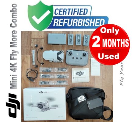 DJI Mini 4K Fly More Combo (Refurbished Unit)