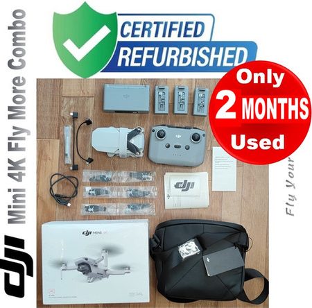 DJI Mini 4K Fly More Combo (Refurbished Unit)