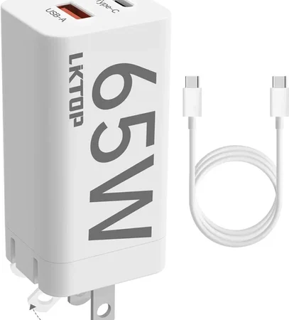 LKTOP 65W Portable Battery Charger for DJI/Specta Flip/Mini Series/Air 3/Air 3S