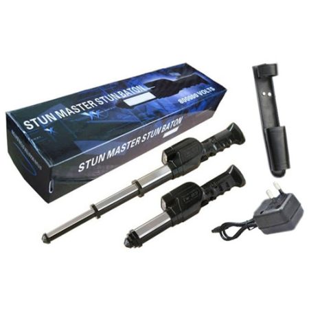 Stun Gun Baton 800000 Volts with LED Flashlight TW-09