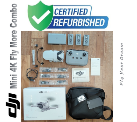 DJI Mini 4K Fly More Combo (Refurbished Unit)