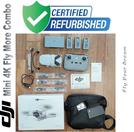 DJI Mini 4K Fly More Combo (Refurbished Unit)