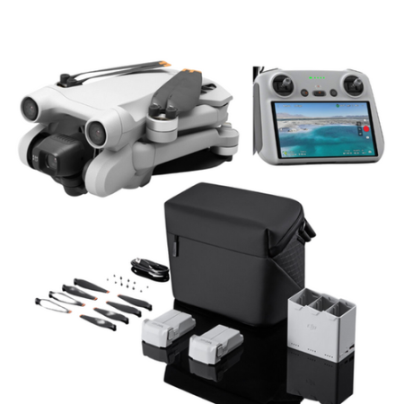 Dji Mini 3 Pro With DJI Smart RC Remote Control and Fly More Kit